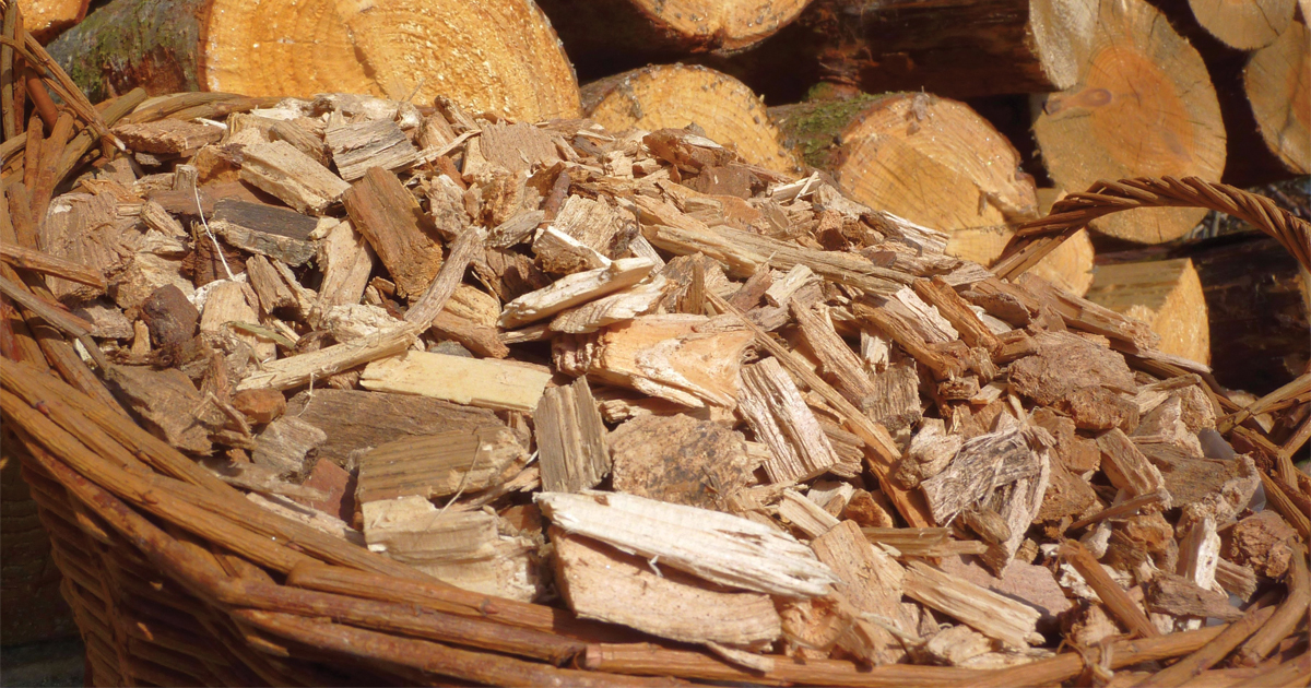Holzhackschnitzeln